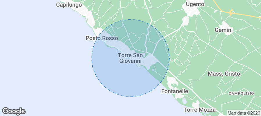 Torre San Giovanni Airbnb map
